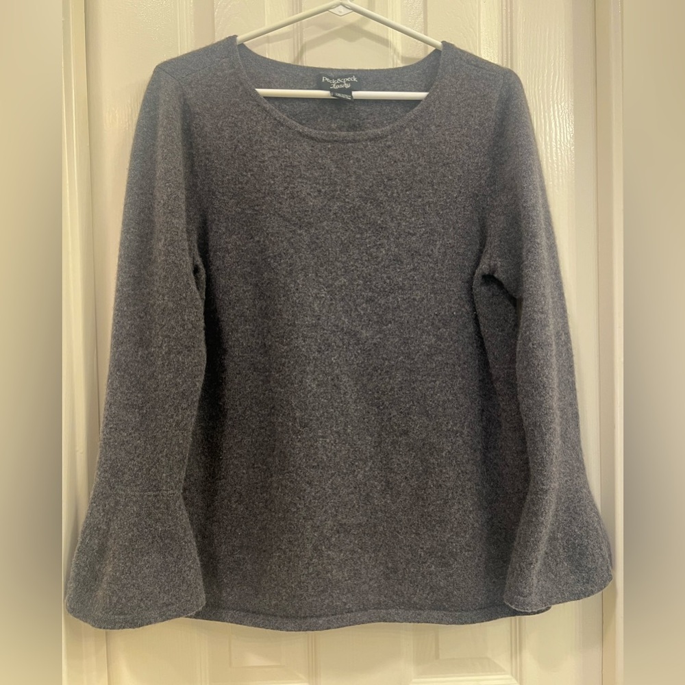 Peck & Peck Charcoal Cashmere Sweater